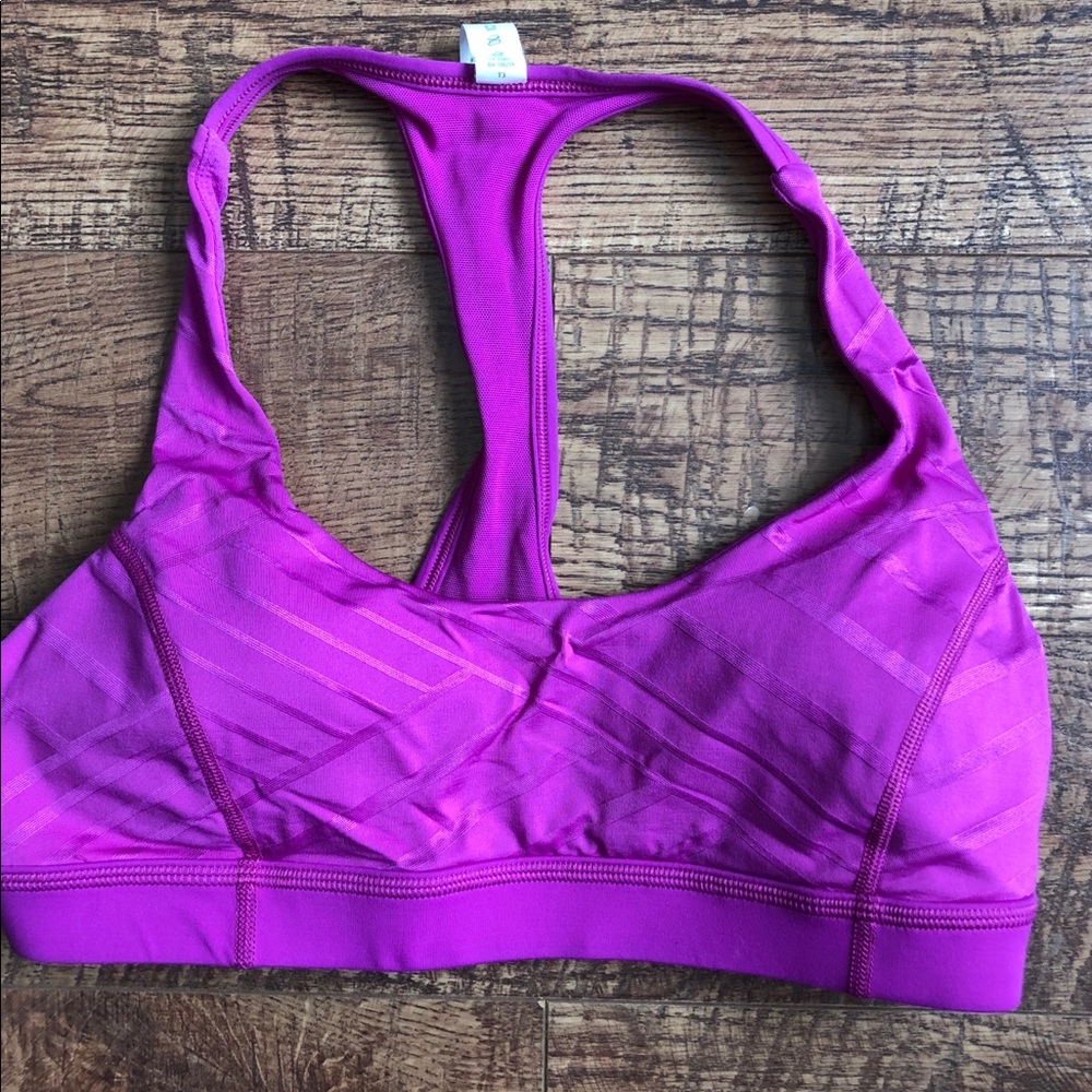 Lululemon Pink or magenta sports bra size 8